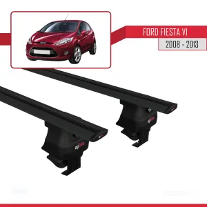 Ford Fiesta VI 2008-2013 Arası ile uyumlu ACE-4 Ara Atkı Tavan Barı SİYAH thumb 4