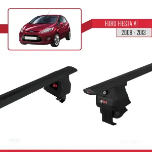 Ford Fiesta VI 2008-2013 Arası ile uyumlu ACE-4 Ara Atkı Tavan Barı SİYAH thumb 5