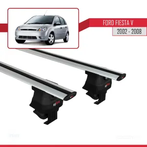 Ford Fiesta V 2002-2008 Arası ile uyumlu ACE-4 Ara Atkı Tavan Barı GRİ thumb 2