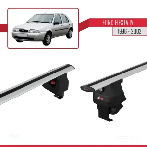 Ford Fiesta IV 1996-2002 Arası ile uyumlu ACE-4 Ara Atkı Tavan Barı GRİ thumb 3