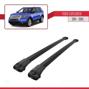 Ford Explorer 2011-2015 Arası ile uyumlu ACE-1 Ara Atkı Tavan Barı SİYAH thumb 3