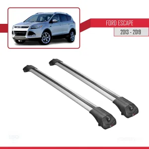 Ford Escape 2013-2019 Arası ile uyumlu ACE-1 Ara Atkı Tavan Barı GRİ thumb 3
