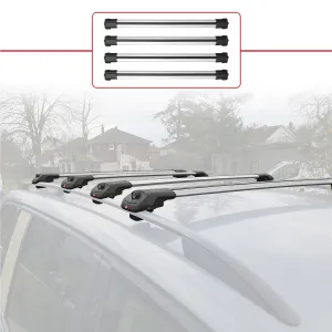 Ford Connect 2014-2021 Arası ile uyumlu ACE-1 Ara Atkı Tavan Barı GRİ 4 ADET BAR thumb 2