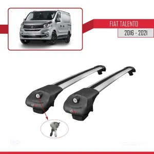 Fiat Talento 2016-2021 Arası ile uyumlu ACE-1 Ara Atkı Tavan Barı GRİ thumb 4