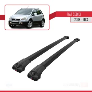 Fiat Sedici 2006-2013 Arası ile uyumlu ACE-1 Ara Atkı Tavan Barı SİYAH thumb 3