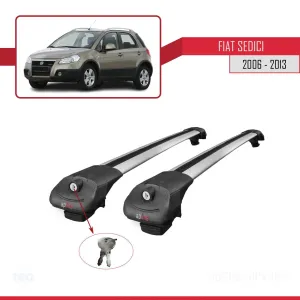 Fiat Sedici 2006-2013 Arası ile uyumlu ACE-1 Ara Atkı Tavan Barı GRİ thumb 4