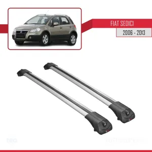 Fiat Sedici 2006-2013 Arası ile uyumlu ACE-1 Ara Atkı Tavan Barı GRİ thumb 3