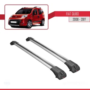 Fiat Qubo 2008-2017 Arası ile uyumlu ACE-1 Ara Atkı Tavan Barı GRİ thumb 3