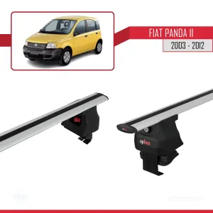 Fiat Panda II (169) 2003-2012 Arası ile uyumlu ACE-4 Ara Atkı Tavan Barı GRİ thumb 3