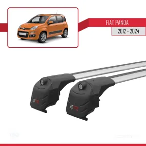 Fiat PANDA (319) 2012 ve Sonrası ile uyumlu ACE-2 Ara Atkı Tavan Barı GRİ thumb 4