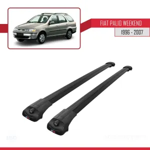 Fiat Palio WEEKEND 1996-2007 Arası ile uyumlu ACE-1 Ara Atkı Tavan Barı SİYAH thumb 3