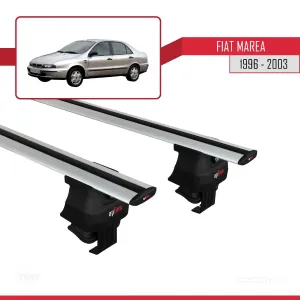 Fiat Marea 1996-2003 Arası ile uyumlu ACE-4 Ara Atkı Tavan Barı GRİ thumb 2