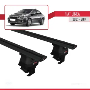 Fiat Linea 2007-2017 Arası ile uyumlu ACE-4 Ara Atkı Tavan Barı SİYAH thumb 4