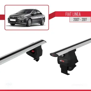 Fiat Linea 2007-2017 Arası ile uyumlu ACE-4 Ara Atkı Tavan Barı GRİ thumb 3