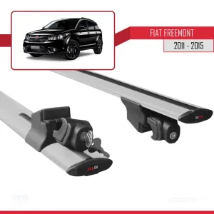 Fiat Freemont 2011-2015 Arası ile uyumlu HOOK Model Anahtar Kilitli Ara Atkı Tavan Barı GRİ thumb 5