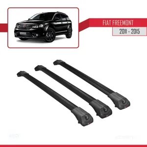 Fiat Freemont 2011-2015 Arası ile uyumlu ACE-1 Ara Atkı Tavan Barı SİYAH 3 ADET BAR thumb 3