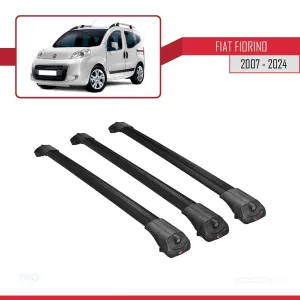 Fiat Fiorino 2007 ve Sonrası ile uyumlu ACE-1 Ara Atkı Tavan Barı SİYAH 3 ADET BAR thumb 3