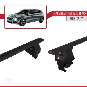 Fiat Egea / Tipo Hatchback 2016 ve Sonrası ile uyumlu ACE-4 Ara Atkı Tavan Barı SİYAH thumb 5