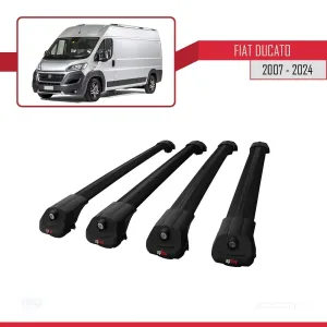 Fiat Ducato 2007 ve Sonrası ile uyumlu ACE-1 Ara Atkı Tavan Barı SİYAH 4 ADET BAR thumb 4