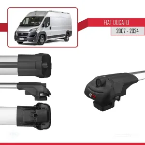 Fiat Ducato 2007 ve Sonrası ile uyumlu ACE-1 Ara Atkı Tavan Barı GRİ 4 ADET BAR thumb 5