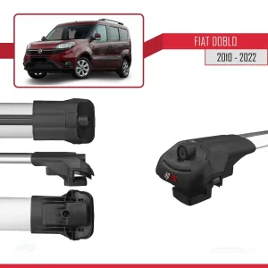 Fiat Doblo 2010-2022 Arası ile uyumlu ACE-1 Ara Atkı Tavan Barı GRİ 4 ADET BAR thumb 5