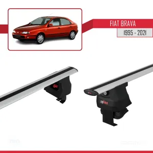 Fiat Brava 1995-2001 Arası ile uyumlu ACE-4 Ara Atkı Tavan Barı GRİ thumb 3
