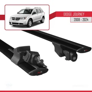 Dodge Journey 2008 ve Sonrası ile uyumlu HOOK Model Anahtar Kilitli Ara Atkı Tavan Barı SİYAH thumb 5