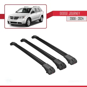Dodge Journey 2008 ve Sonrası ile uyumlu ACE-1 Ara Atkı Tavan Barı SİYAH 3 ADET BAR thumb 3