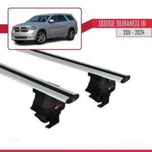 Dodge Durango III 2011 ve Sonrası ile uyumlu ACE-4 Ara Atkı Tavan Barı GRİ thumb 3