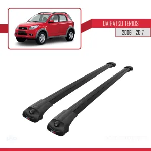 Daihatsu Terios 2006-2017 Arası ile uyumlu ACE-1 Ara Atkı Tavan Barı SİYAH thumb 3