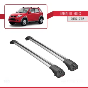 Daihatsu Terios 2006-2017 Arası ile uyumlu ACE-1 Ara Atkı Tavan Barı GRİ thumb 3
