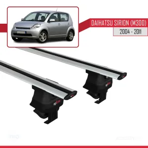 Daihatsu Sirion (M300) 2004-2011 Arası ile uyumlu ACE-4 Ara Atkı Tavan Barı GRİ thumb 4