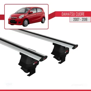 Daihatsu Cuore 2007-2018 Arası ile uyumlu ACE-4 Ara Atkı Tavan Barı GRİ thumb 2
