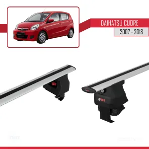 Daihatsu Cuore 2007-2018 Arası ile uyumlu ACE-4 Ara Atkı Tavan Barı GRİ thumb 3