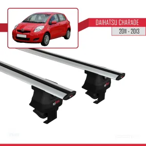 Daihatsu Charade 2011-2013 Arası ile uyumlu ACE-4 Ara Atkı Tavan Barı GRİ thumb 4