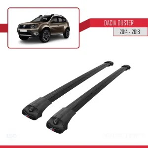 Dacia Duster 2014-2018 Arası ile uyumlu ACE-1 Ara Atkı Tavan Barı SİYAH thumb 3