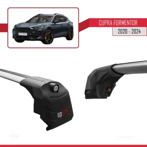 Cupra FORMENTOR 2020 ve Sonrası ile uyumlu ACE-2 Ara Atkı Tavan Barı GRİ thumb 5