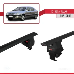 Citroen Xsara 1997-2006 Arası ile uyumlu ACE-4 Ara Atkı Tavan Barı SİYAH thumb 5