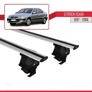 Citroen Xsara 1997-2006 Arası ile uyumlu ACE-4 Ara Atkı Tavan Barı GRİ thumb 2