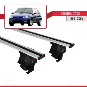 Citroen Saxo 1996-2004 Arası ile uyumlu ACE-4 Ara Atkı Tavan Barı GRİ thumb 2