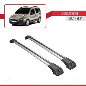 Citroen Nemo 2007 ve Sonrası ile uyumlu ACE-1 Ara Atkı Tavan Barı GRİ thumb 3