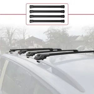 Citroen Jumpy 2007-2017 Arası ile uyumlu ACE-1 Ara Atkı Tavan Barı SİYAH 4 ADET BAR thumb 2