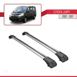 Citroen Jumpy 2007-2017 Arası ile uyumlu ACE-1 Ara Atkı Tavan Barı GRİ thumb 3