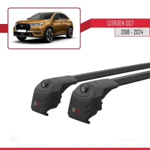 Citroen DS7 CROSSBACK 2018 ve Sonrası ile uyumlu ACE-2 Ara Atkı Tavan Barı SİYAH thumb 4