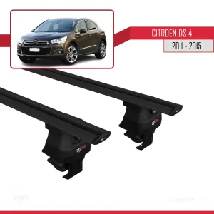 Citroen DS4 2011-2015 Arası ile uyumlu ACE-4 Ara Atkı Tavan Barı SİYAH thumb 4