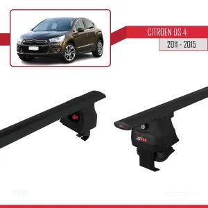Citroen DS4 2011-2015 Arası ile uyumlu ACE-4 Ara Atkı Tavan Barı SİYAH thumb 5