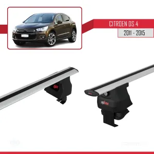 Citroen DS4 2011-2015 Arası ile uyumlu ACE-4 Ara Atkı Tavan Barı GRİ thumb 2