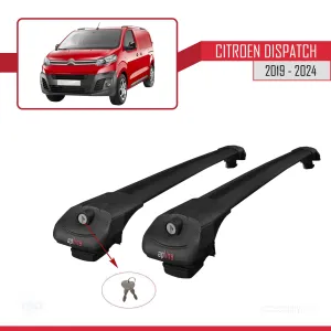Citroen Dispatch 2019 ve Sonrası ile uyumlu ACE-1 Ara Atkı Tavan Barı SİYAH thumb 4