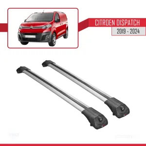 Citroen Dispatch 2019 ve Sonrası ile uyumlu ACE-1 Ara Atkı Tavan Barı GRİ thumb 3