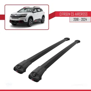 Citroen C5 Aircross 2018 ve Sonrası ile uyumlu ACE-1 Ara Atkı Tavan Barı SİYAH thumb 4